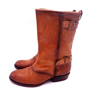 Freebird by Steven Knox Brown Leather Sz 7 Cowboy Western Womens Boots